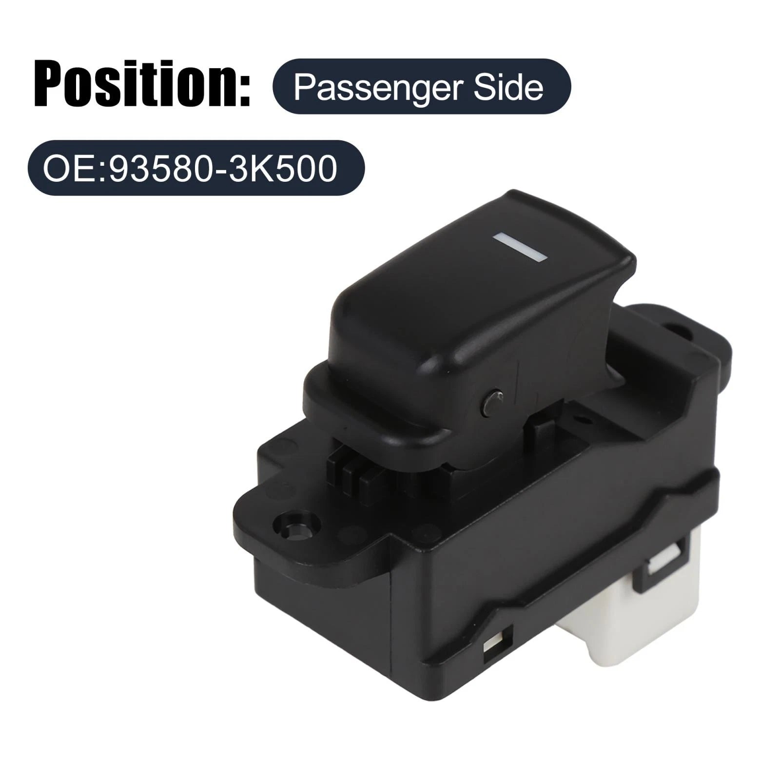 Passenger Side Power Window Switch 93580-3K500 for Hyundai Sonata (2008–2010)