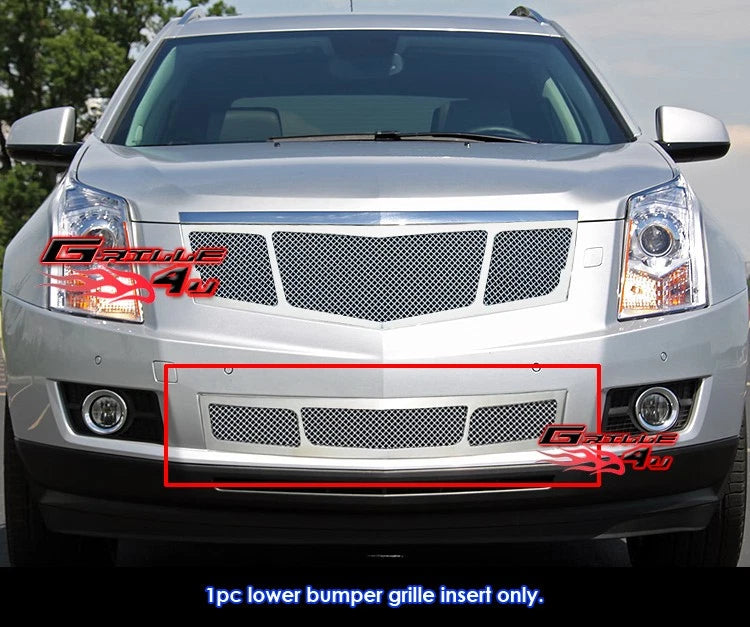 Stainless Steel Mesh Bumper Grille Inserts for Cadillac SRX (2010-2012)