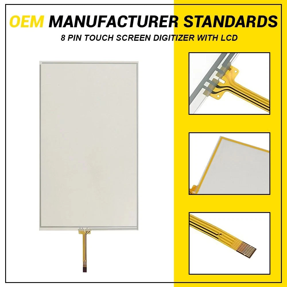 8" Touch Screen Glass Digitizer for Toyota Highlander (2003) LA080WV2