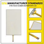 8" Touch Screen Glass Digitizer for Toyota Highlander (2003) LA080WV2