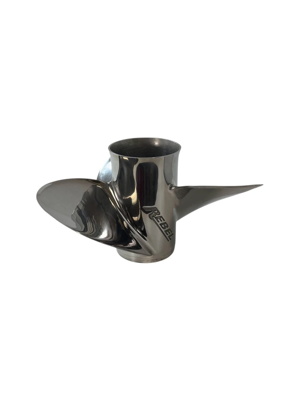 3X 15 1/8 x 20 LH Rebel Stainless Steel Propeller for Evinrude Johnson (N/A)