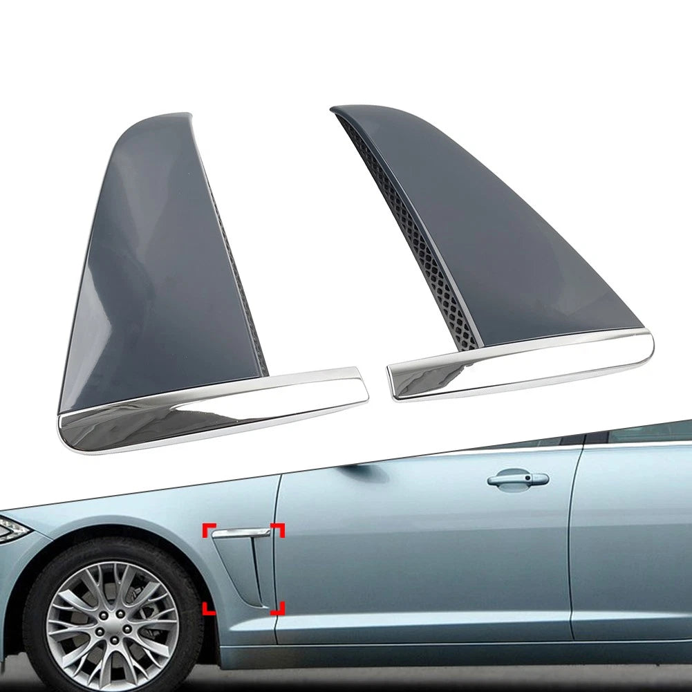 1 Pair Front Fender Grille Molding for Jaguar XF XFR XFR-S (2012–2015)