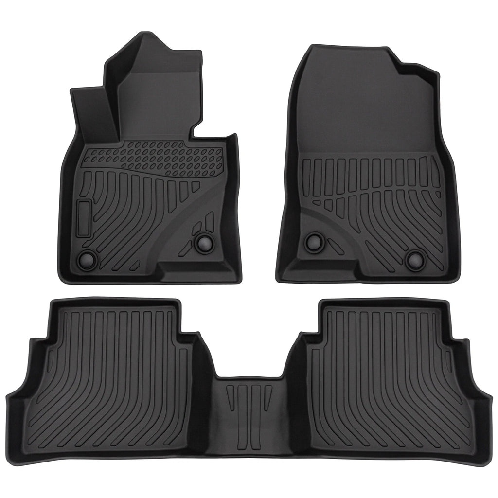 Set of 3D Floor Mats for Mazda CX-5 (2017–2023) TPE Rubber All Weather