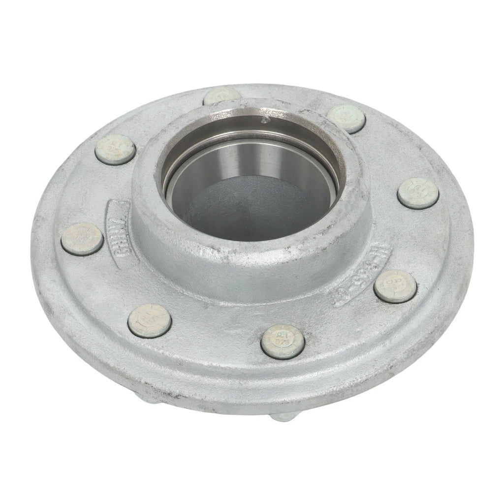 Set of 4 Galvanized Trailer Hub Kit for 7000lbs Axle (Year Range)