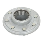 Set of 4 Galvanized Trailer Hub Kit for 7000lbs Axle (Year Range)
