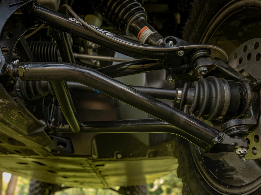 1.5" Offset A-Arms for Yamaha Viking (2014+) - SuperATV - Black