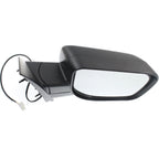 Power Mirror for Nissan Titan (2010–2015) Passenger Side Manual Folding Black