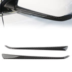 2X Rear View Side Mirror Strip Trim for Chevrolet Equinox (2018–2021) Carbon Fiber