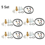 Set of 5 Carburetor Repair Parts for Tecumseh HM70 HM80 HM90 HMSK80 (632347 632622)