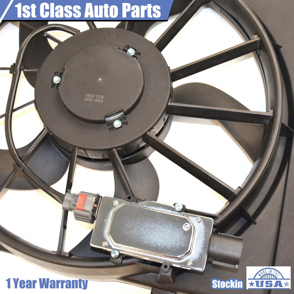 Engine Radiator Cooling Fan Assembly for Ford Edge (2012–2014) 2.0L 4 Cyl
