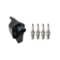 Hitachi Ignition Coil & 4 NGK Spark Plugs for Dakota 2.5 L4 (1997–2004)
