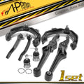 Set of 8 Front Control Arm & Tie Rod Ends for Honda Accord (1998–2002)