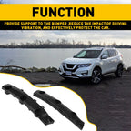 Set of 2 Bumper Fender Brackets for Nissan Rogue (2014–2019)