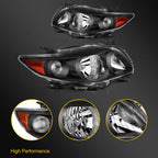 Headlight Assembly for Toyota Corolla (2009–2010)