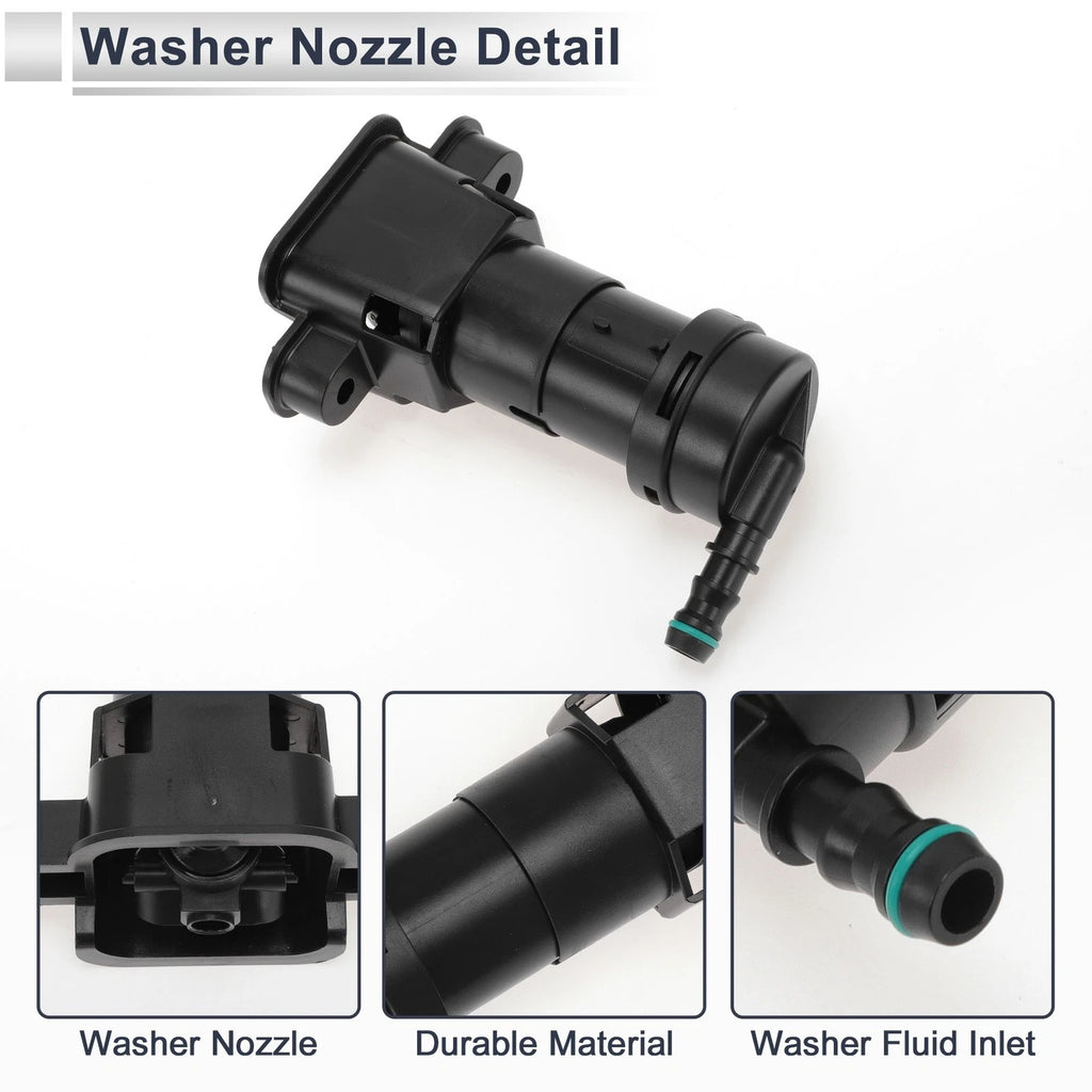 Front Passenger Side Headlight Washer Nozzle for Audi A4 (2002–2008) No. 8E0955102C