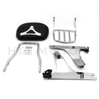 Detachable Backrest Sissy Bar & Luggage Rack for Harley Dyna (2006–2017)