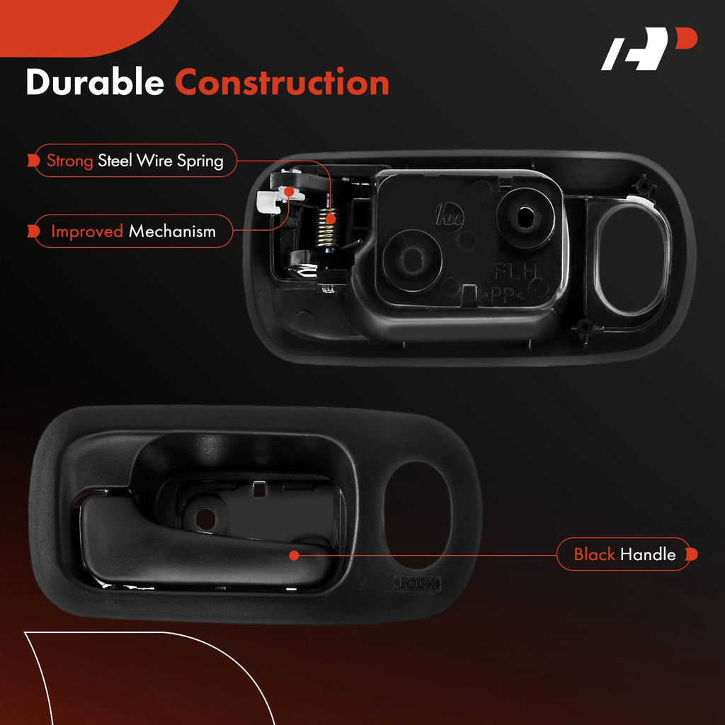 Front Left Black Interior Door Handle for Honda CR-V (2002-2006)