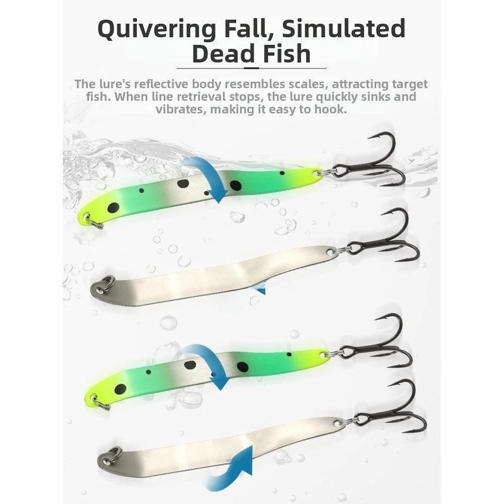Swimbait Spinner Lures for Freshwater Fishing (Metal Construction)