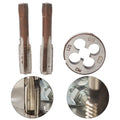 Set of 3 M12X1.25mm HSS Metric Tap and Die Right Hand Thread