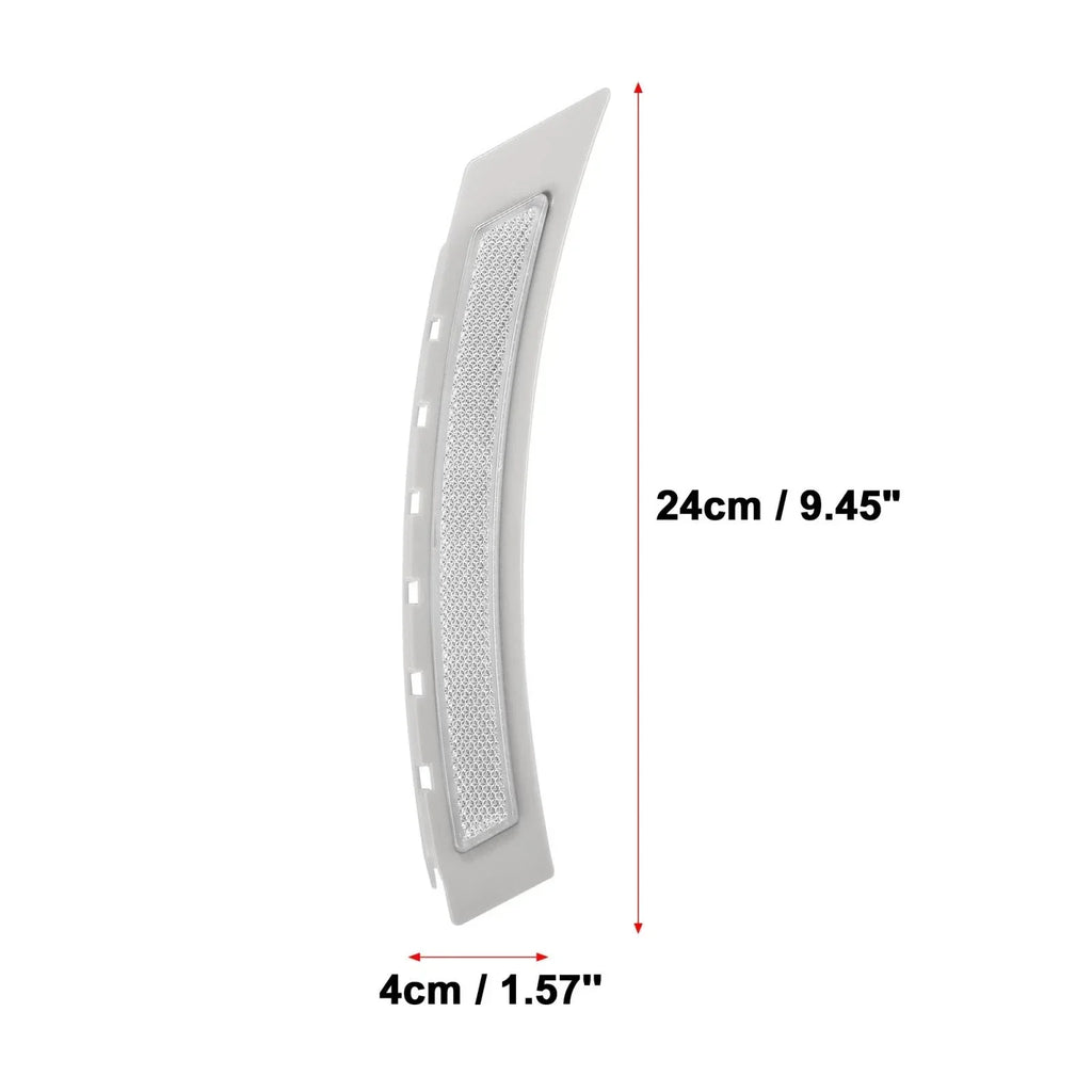 Front Bumper Reflector for BMW 5 Series LCI White