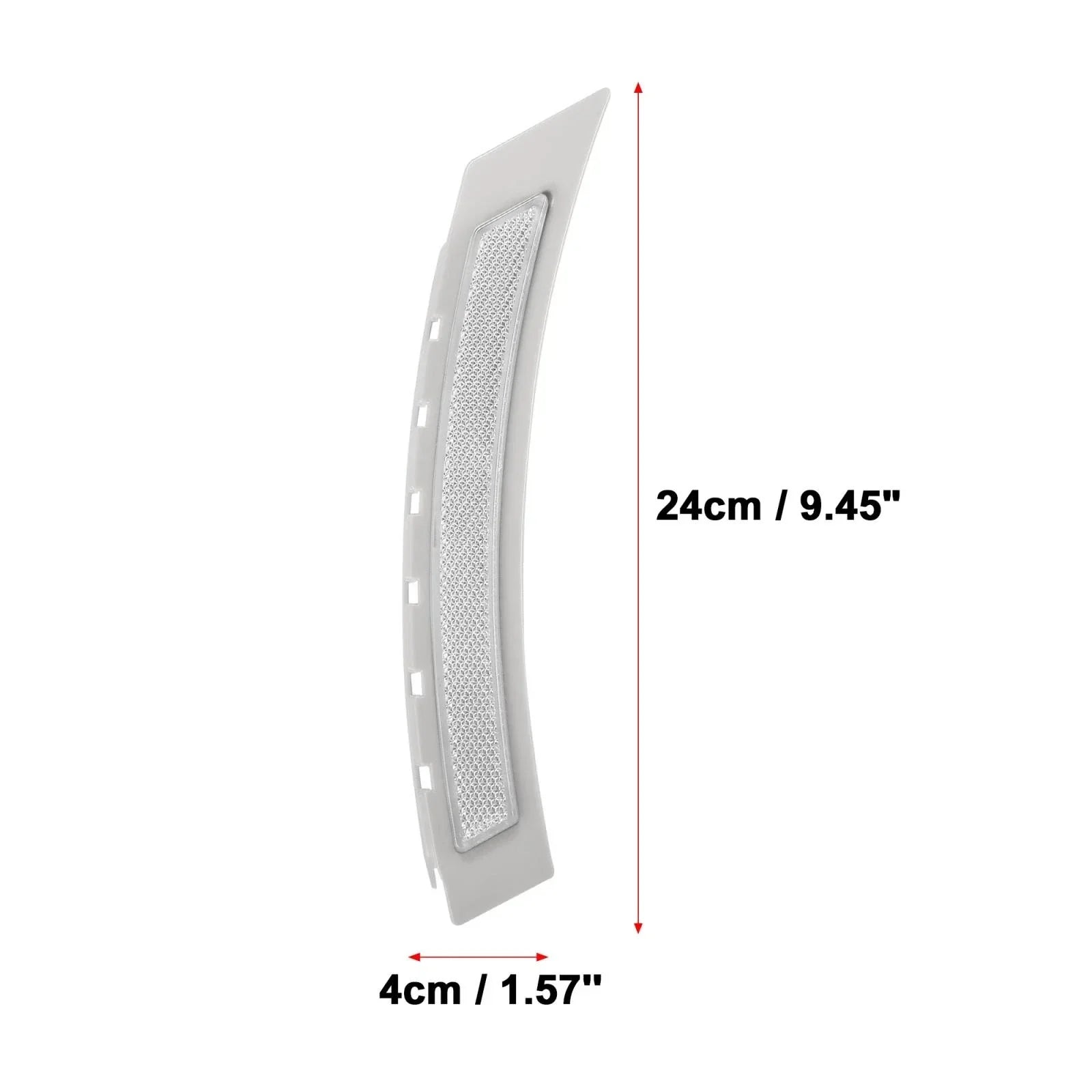 Front Bumper Reflector for BMW 5 Series LCI White