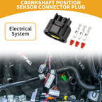 3 Pin Crankshaft Position Sensor Connector Plug for Toyota 