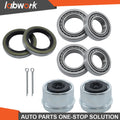 Set of 2 Trailer Bearing Kits for 3500 lbs Axle (1-3/8" to 1-1/16")