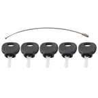 Ignition Keys for JCB Equipment (14707, 5755124, 8035807, 8U-9569)