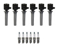 Set of 6 Ignition Coils & Spark Plugs for Mazda 6 (2003–2008)