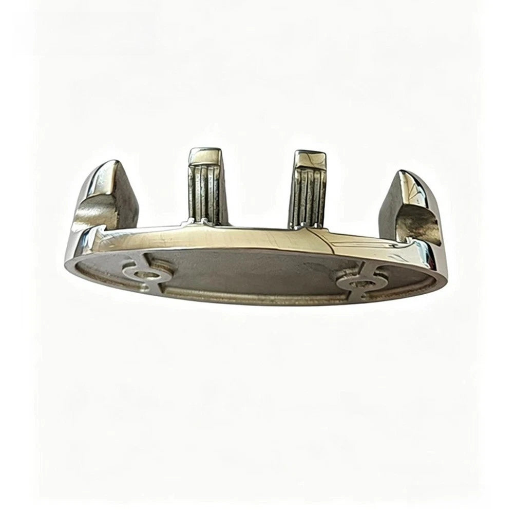 316 SS Marine Rope Holder Zigzag Clamp for Yacht Rail and Deck