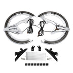 2X Brake Rotor Covers LED Light Smoke Lens for Honda Goldwing 1800 (2018–2025)