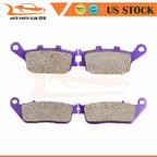 Front & Rear Carbon Fiber Brake Pads for Honda VTX 1300 C (2004–2009)