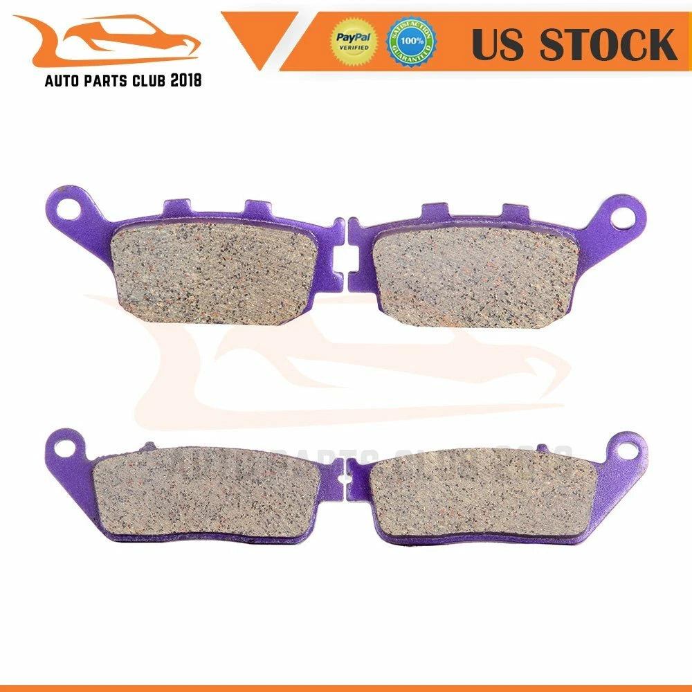 Front & Rear Carbon Fiber Brake Pads for Honda VTX 1300 C (2004–2009)