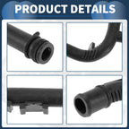 Radiator Hose for Audi TT (2008–2014) No. 03L121065AJ Plastic Black