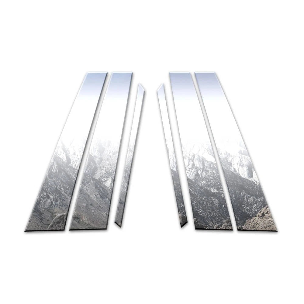 Diamond Grade 6pc Stainless Steel Pillar Post Covers for 2012-2018 Audi A6