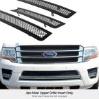 Upper Black Mesh Grille Insert for Ford Expedition (2015-2017)
