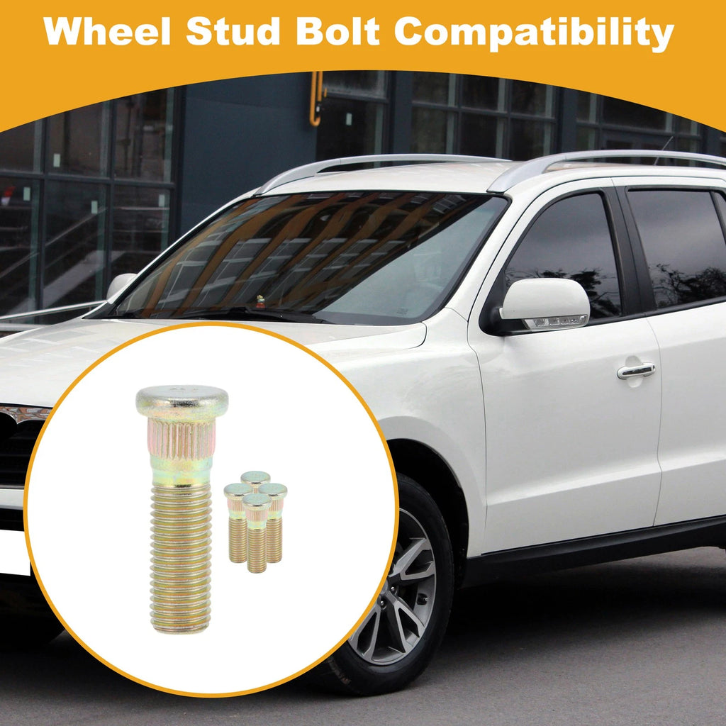 Set of 5 M12x1.5 Wheel Lug Studs for Hyundai Carnival (2006)