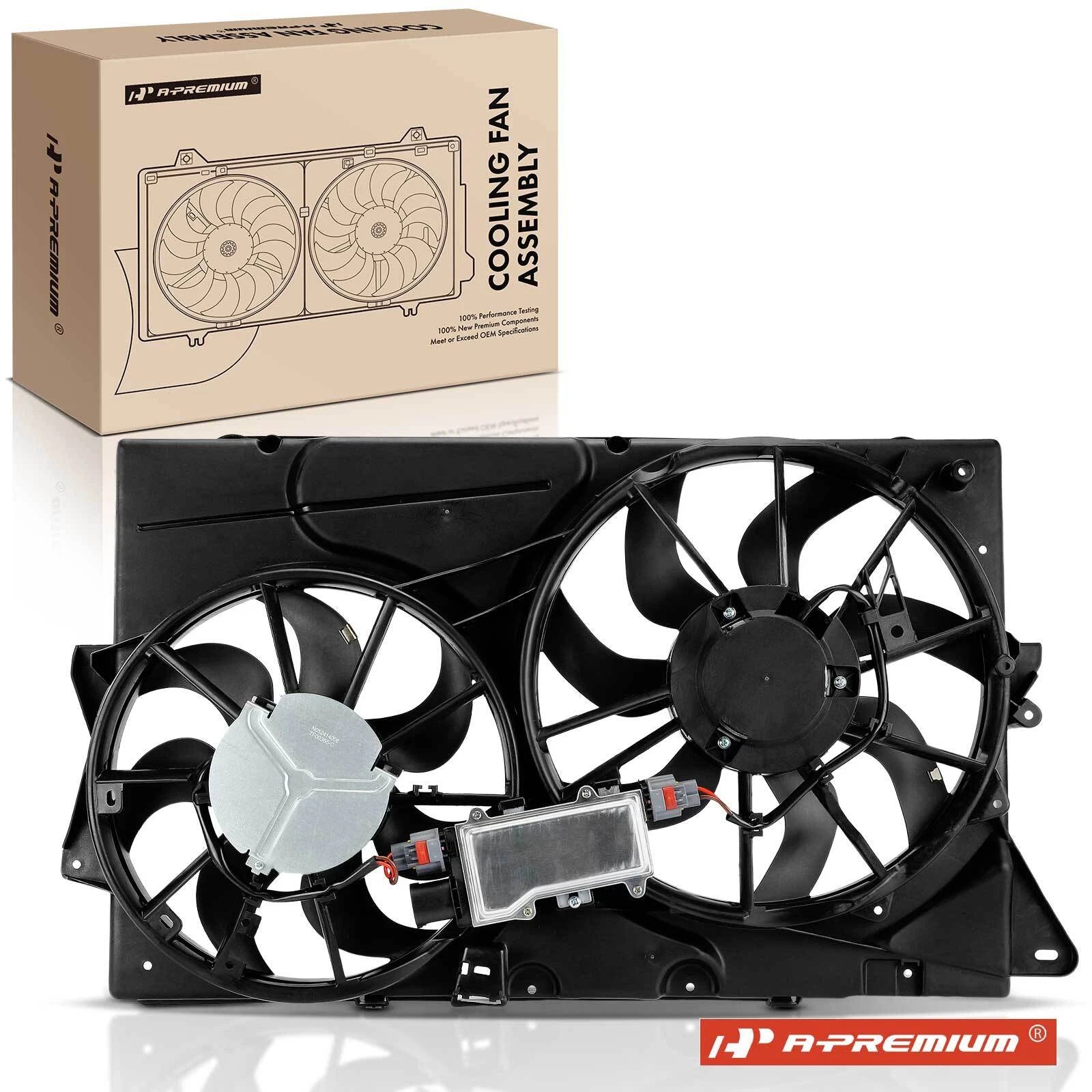 Dual Cooling Fan Assembly for Ford Taurus Lincoln MKS (2010–2012)
