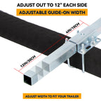 2' Side Guide Bunk Board for Boat Trailer (Fits Most Models)