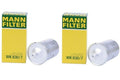 Set of 2 Fuel Filters Mann WK 830/7 for Audi A4 A6 VW Golf Jetta