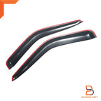 Front Door Rain Wind Deflector Weather Shield for Nissan Navara D21 (1997-2001)