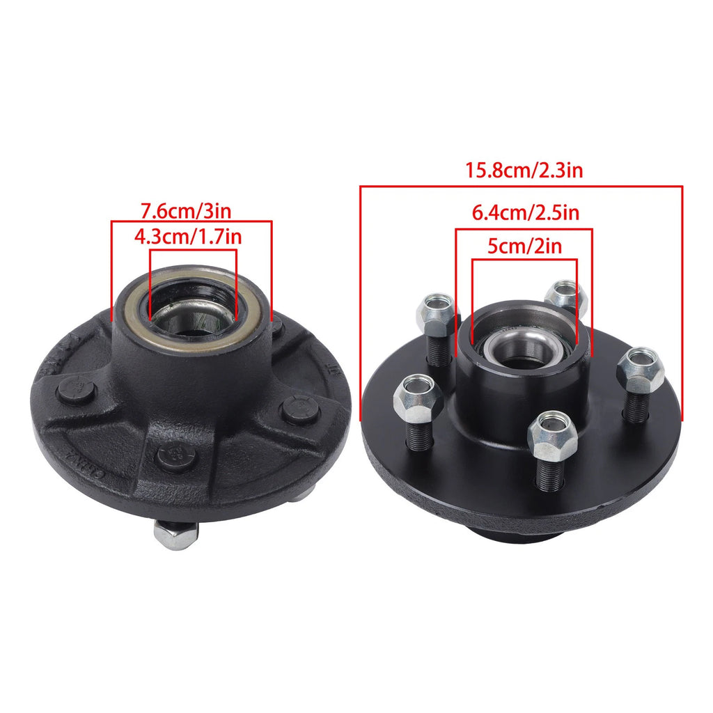 Idler Hub Kit for 3500lbs Axles (Trailer)