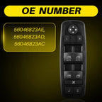 Window Mirror Master Switch for Dodge Ram 1500 (2013–2018)