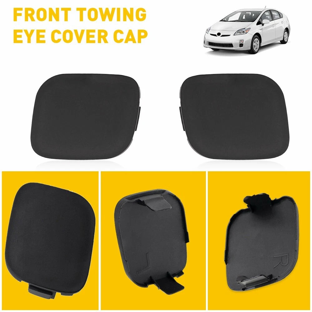 Set of 2 Front Bumper Tow Hook Eye Caps for Toyota Prius (2010–2011)