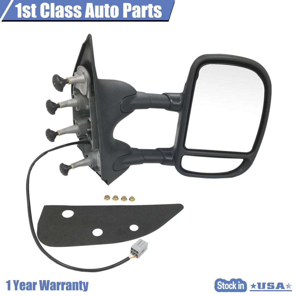 Pair Power Folding Mirrors for Ford E-350 E-450 Super Duty E-150 (2009-2016)