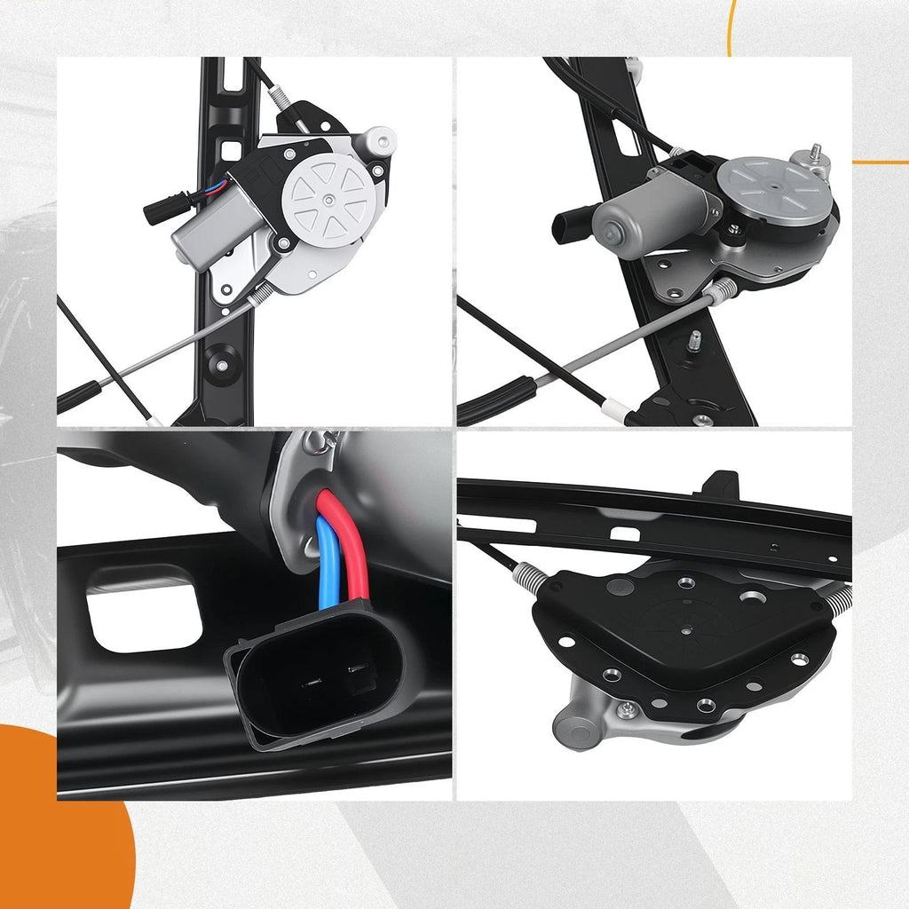 Front Right Passenger Power Window Regulator for BMW 323i 328i (1999-2000)