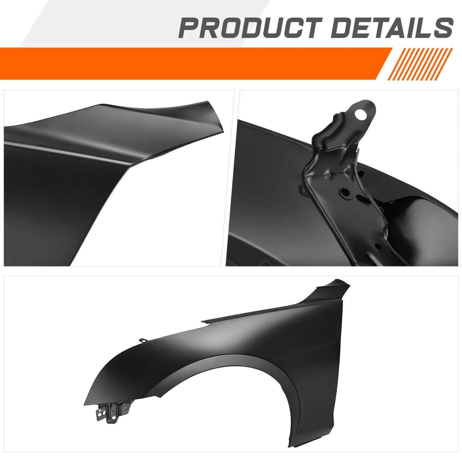 Steel Front Driver Left Side Fender Panel for Cadillac ATS (2013–2018)