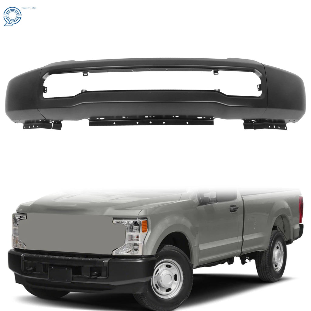Front Bumper Face Bar Steel Black for Ford F-250 F-350 (2023–2025)