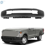Front Bumper Face Bar Steel Black for Ford F-250 F-350 (2023–2025)