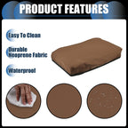 Armrest Protector Cover Pad for BMW X3 (2011-2023) Neoprene Deep Brown